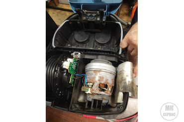 Электродвигатель проржавел