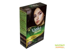 КОРИЧНЕВАЯ ХНА "ДАБУР ВАТИКА" - натуральный краситель для волос ("Dabur Vatika" Henna Hair Colors-BROWN) Упаковка 6 пакетиков по 10 грамм