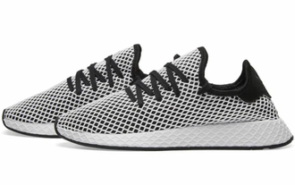 Adidas Deerupt Runner (Белые с серым)