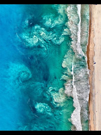 Картина обогреватель, спутниковое фото вихревых волн