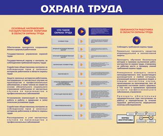 Стенд «Охрана труда». Вариант 1.