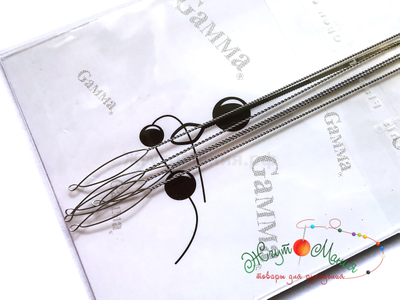 NC-302 Гамма Иглы гибкие бисерные с большим ушком 76мм 5шт.