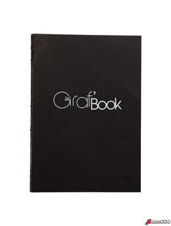 Скетчбук 100л. А5 на сшивке Clairefontaine "Graf'Book 360°", 100г/м2. 975801C