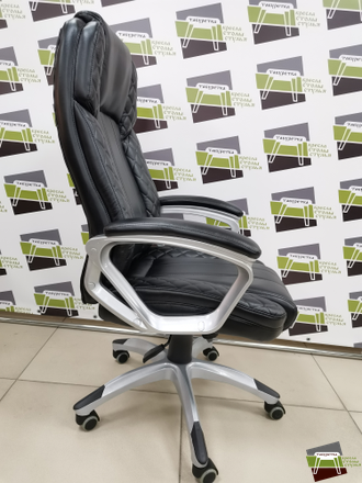 Кресло M-704 Ройс/Royce silver PL S-0401 (черный) UTFC