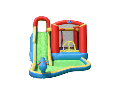 Батут Happy Hop и водная горка «Всплеск волны»