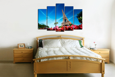 Модульная картина "Небо Парижа"