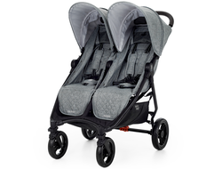 Коляска прогулочная для двойни Valco Baby Slim Twin Grey Marle