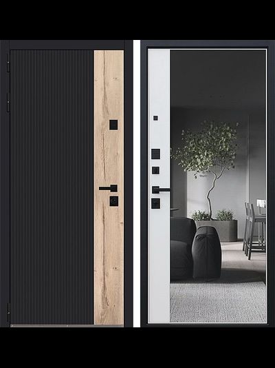 Дверь входная Конструктор Зеркало стандарт