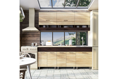 Кухонный гарнитур "Мари" 2,0м дуб сонома