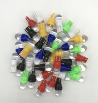 Автомобильная светодиодная лампочка, разноцветная