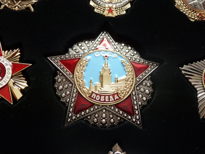 Коллекция "Ордена СССР", в планшете! Качественные муляжи!