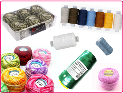 Нитки для вязания с бисером