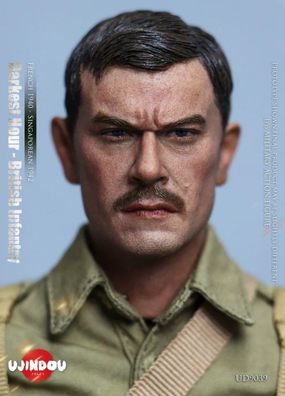 Британский солдат времен Второй Мировой (Франция 1940 - Сингапур 1942)  - Коллекционная ФИГУРКА 1/6 World War II British Infantry France 1940 -Singapore 1942 (UD9039) - UJINDOU
