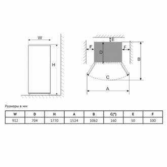 Холодильник Side-By-Side Korting KNFS 93535 GN