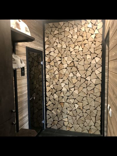 спилы дерева имитация поленницы