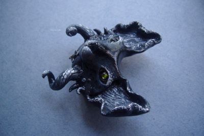 Коллекционная брошь с морским котом "Глубоководный Дэйви Кош"