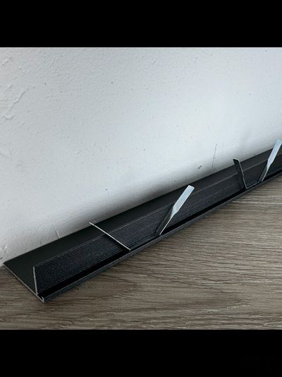 Щелевой плинтус Pro Design Mini L 601 Черный Муар