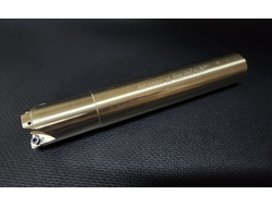 ФРЕЗА КОНЦЕВАЯ СО СМЕННЫМИ ПЛАСТИНАМИ С ЦИЛИНДРИЧЕСКИМ ХВОСТОВИКОМ WN04-D25-C25-160-3T