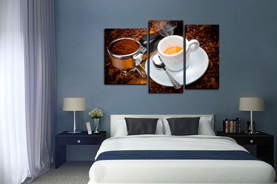 Модульная картина "Кружечка кофе"