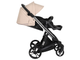 Коляска 2в1 ibebe i-stop Экокожа Beige, CHROME рама