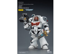 Терминатор Белых Шрамов (Warhammer 40K) - КОЛЛЕКЦИОННАЯ ФИГУРКА 1/18 White Scars Terminator with Power Sword and Storm Bolter (JT03189) - JOYTOY