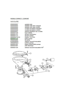 Фланец помпы электрического гальюна Matromarine Products 6000007115