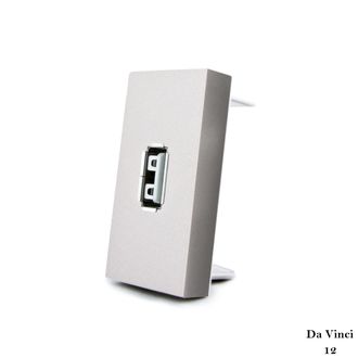 Механизм розетки USB 5В 2.1А 4 цвета