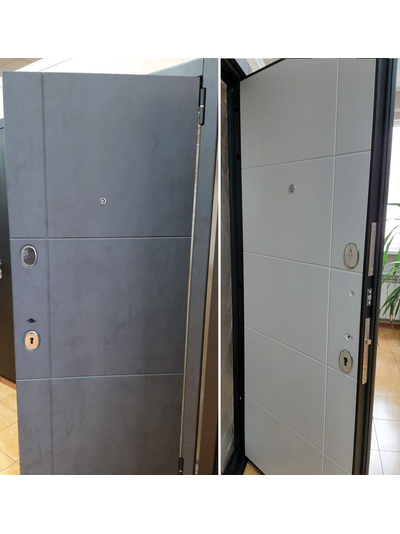 ЛАЙНДОР. ЭЛЕГАНТ 75 мм. ТРЕХКОНТУРНАЯ. ГРАФИТ/ БЕЛОЕ ДЕРЕВО