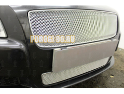 Защита радиатора Volvo S80 II 2010-2013 chrome верх PREMIUM (3D устанавливается вместо штатной)