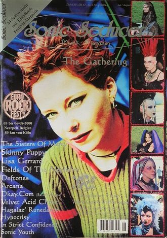 Sonic seducer Magazine August 2000 The Gathering, Иностранные музыкальные журналы, Intpressshop