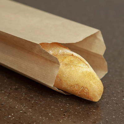 Пакет бумажный без окна б/р (крафт), 110*50*610мм