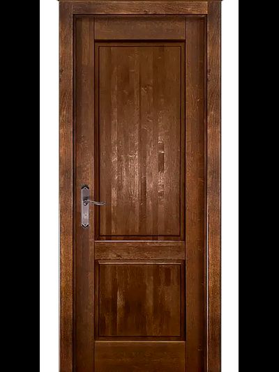 Дверь межкомнатная М5, тонированный массив ольхи