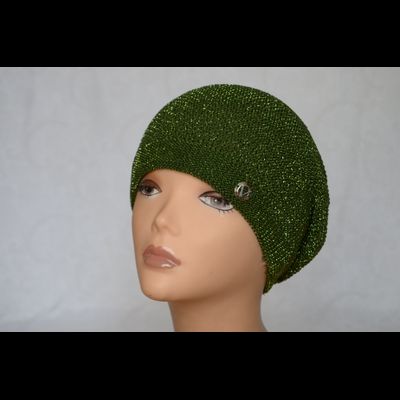 Зеленый женский летний берет Италия Vizio SA 7 BО