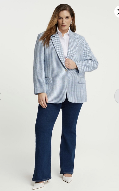 Блейзер женский классического кроя, однобортный