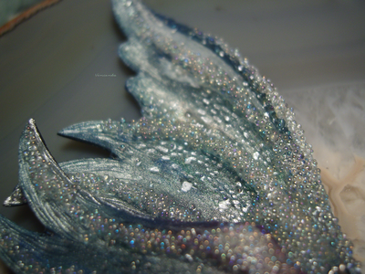 Волшебные серьги "Крылышки Морозной Феи"