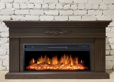 Линейный электрокамин Bergamo