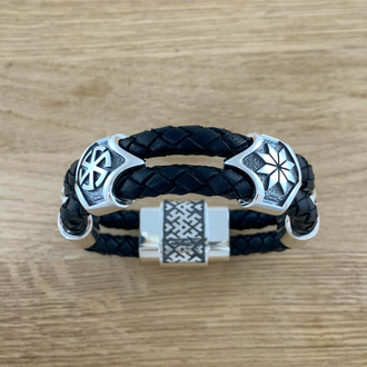 Магнитный Браслет с Славянскими Оберегами