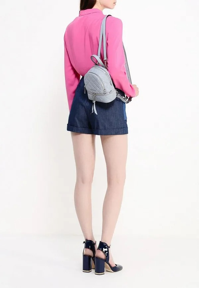 серый рюкзак майкл корс рхеа