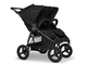 Коляска прогулочная для двойни Bumbleride Indie Twin / Black 2023