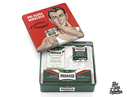 Подарочный набор для бритья GINO VINTAGE SELECTION PRORASO, эвкалипт и ментол