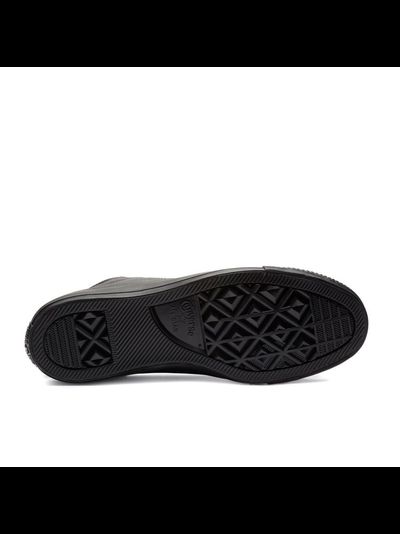 Кеды Converse All Star черные монохромные высокие кожаные