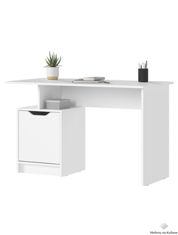 Руна СТ 01 Стол письменный Белый/Белый
