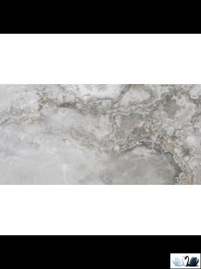 Керамогранит Eurotile Jersey 738 60x120 см Glossy серый оникс глянец