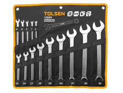 Набор комбинированных ключей, 6-32 мм, 14 предметов TOLSEN TT15889