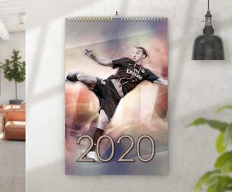 Календарь перекидной на 2020 год Зла́тан Ибраги́мович  №  18