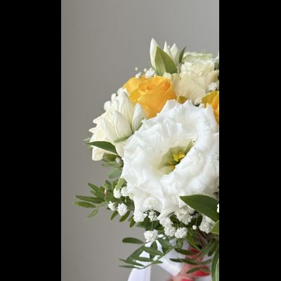 Букет невесты &amp; Бутоньерка № 1359