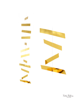 Гирлянда "Полоски" Золото