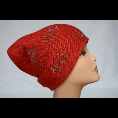 Красная шапка с помпоном Vizio Италия 5931