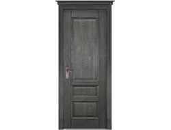 Дверь Межкомнатная - Аристократ № 1 Дуб (ЭЙВОРИ БЛЕК)