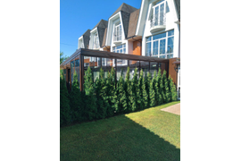 Веранда пристроенная к таунхаусу	